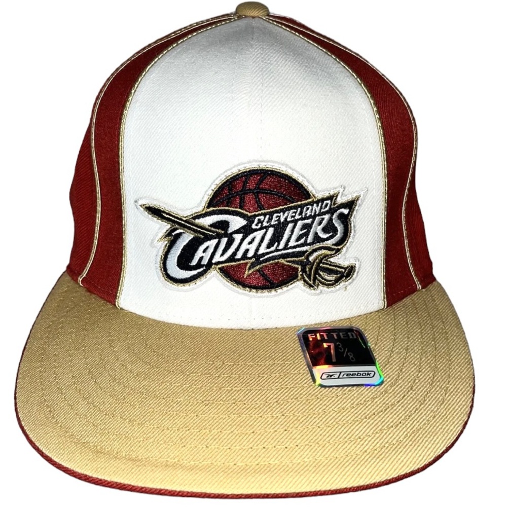 Reebok | Size 7 3/8 | Vibrage‎ NBA Cleveland Cavaliers Red & Gold Hat